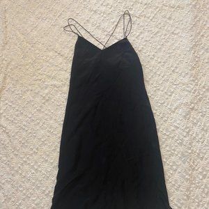 Madewell midi silk slip dress